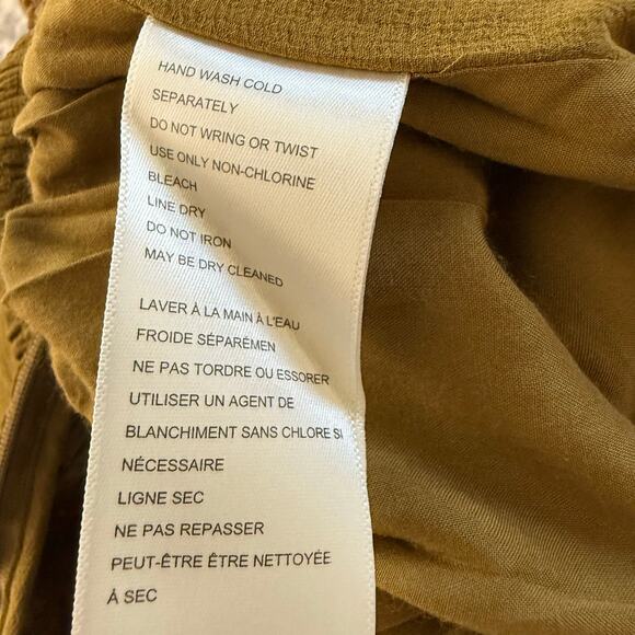 Free People jumpsuit wide-leg puff sleeve smock XS - Picture 9 of 10